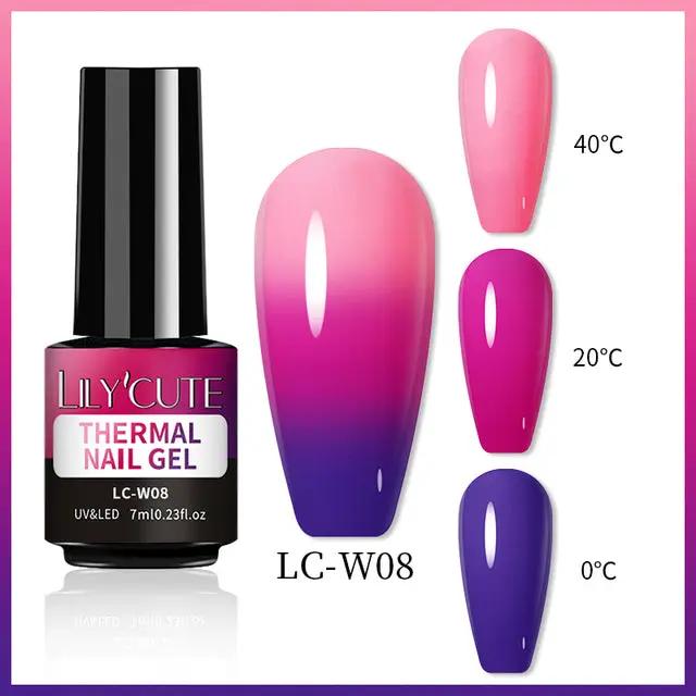 Color Changing Thermal Gel Nail Polish by Cashymart