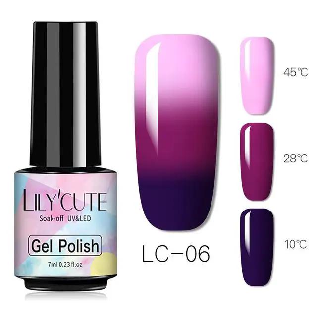 Color Changing Thermal Gel Nail Polish by Cashymart