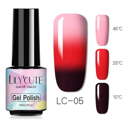 Color Changing Thermal Gel Nail Polish by Cashymart