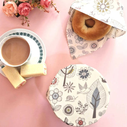 *Set of 3 Handmade Beeswax Wraps | Scandi by Honey Bee Good