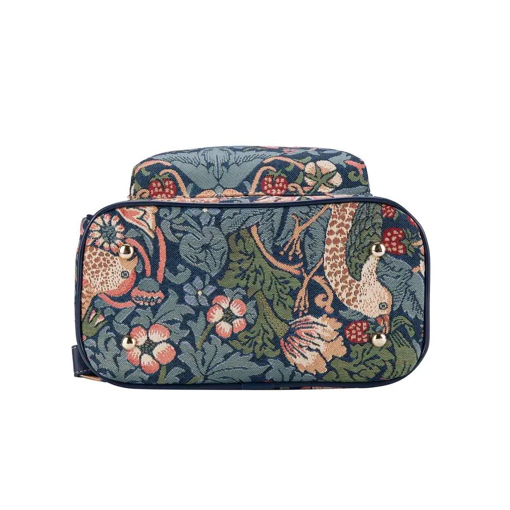 William Morris Strawberry Thief Blue - Daypack by Signare Tapestry