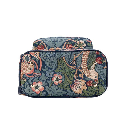 William Morris Strawberry Thief Blue - Daypack by Signare Tapestry