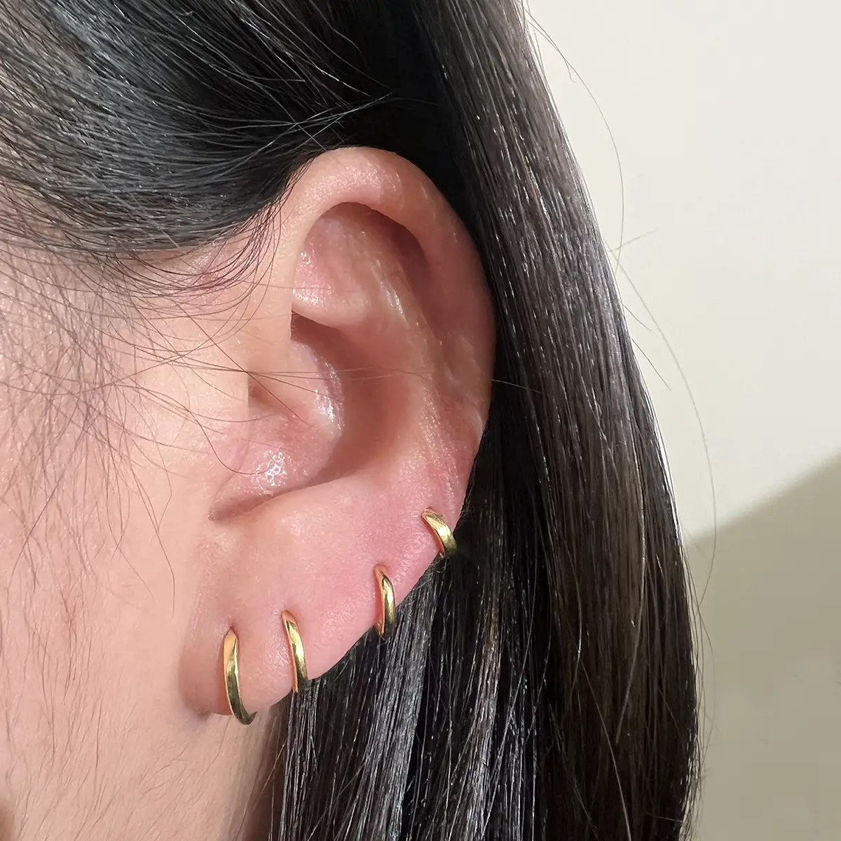 8mm Huggie Earring by Nabi London