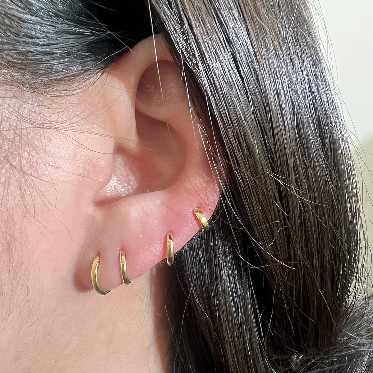 8mm Huggie Earring by Nabi London