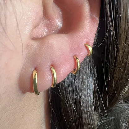 8mm Huggie Earring by Nabi London