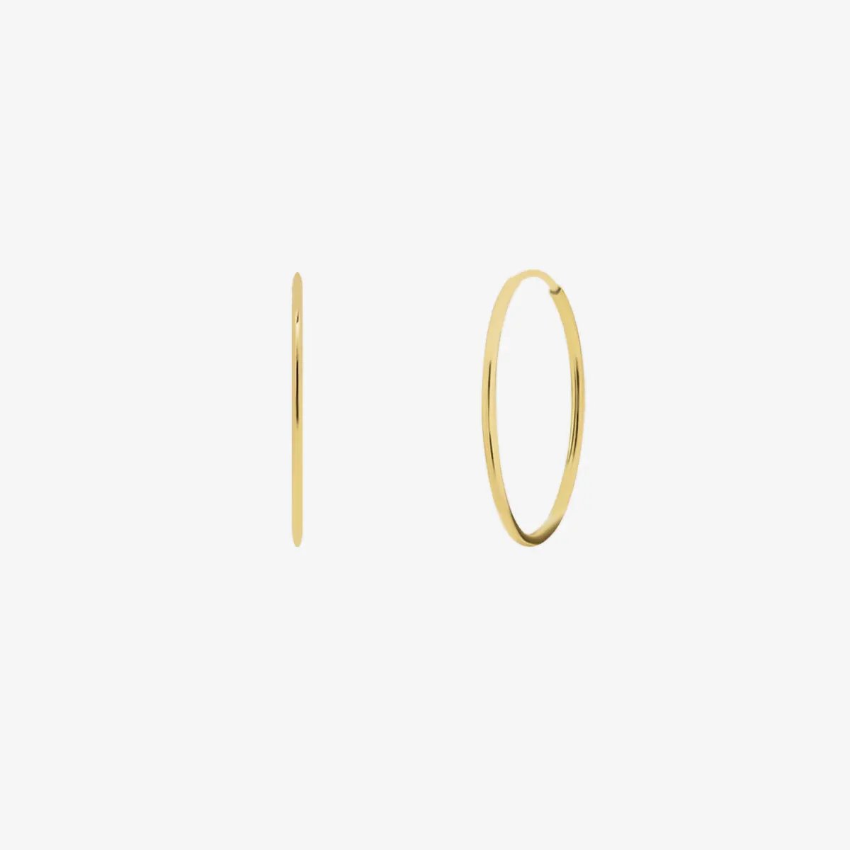 17mm hoop earrings by Nabi London