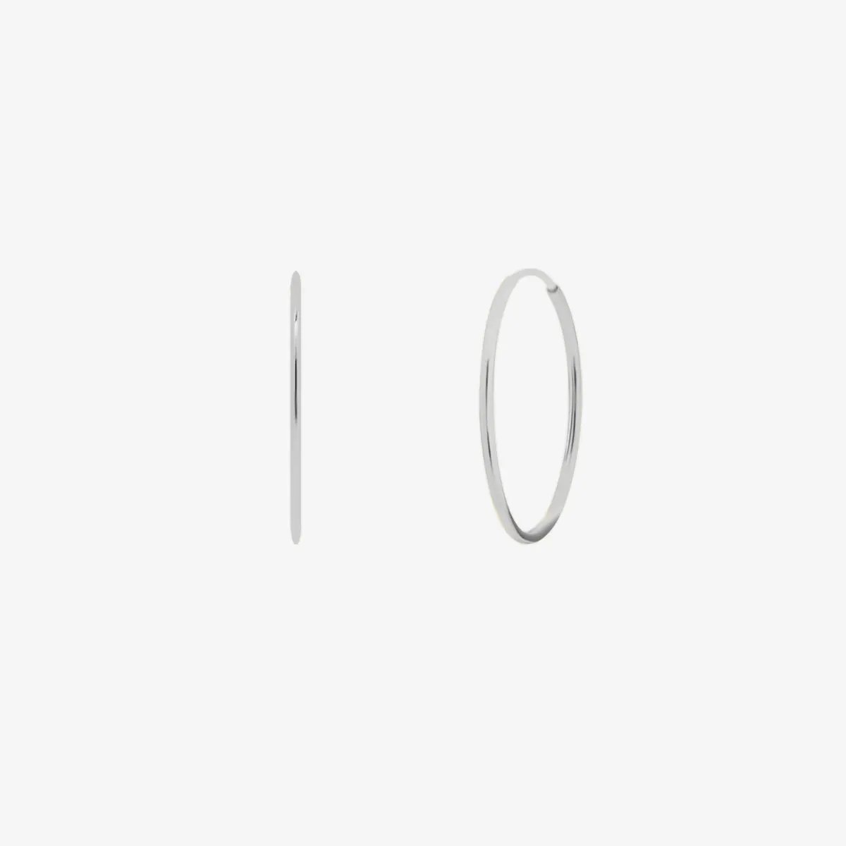17mm hoop earrings by Nabi London