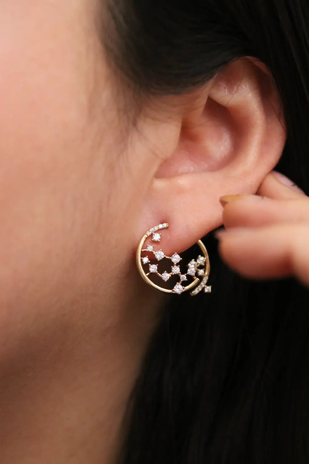 Starlight Jacket Earrings by Nabi London