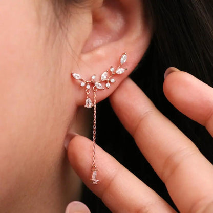 Branch Crawler Drop Earrings by Nabi London