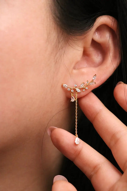 Branch Crawler Drop Earrings by Nabi London