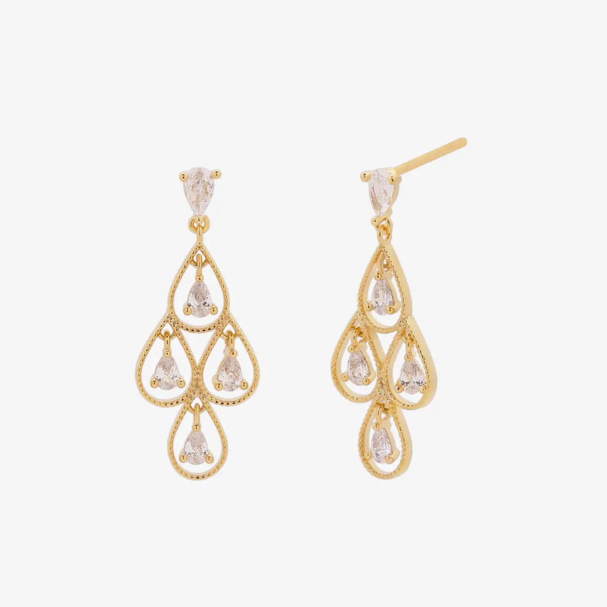 Aurora Teardrop Earrings by Nabi London