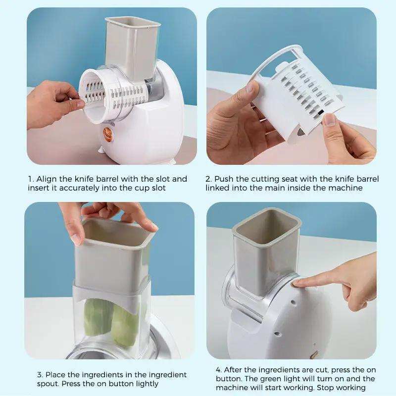 Electric Rotary Vegetable Grater by Cashymart