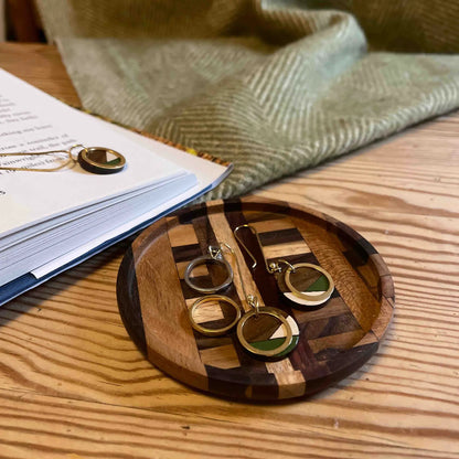 Unique Handmade End Grain Wooden Coasters (Set of 2 or 4) by Paguro Upcycle
