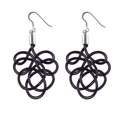 Flamenco Upcycled Electrical Wire Earrings (5 Colours Available) by Paguro Upcycle