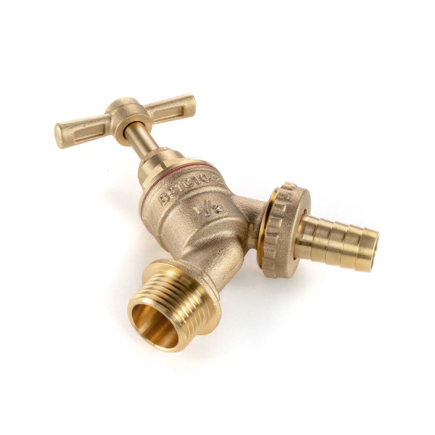 Brass Barbed Bib Tap, 1/2" BSP by Costwise