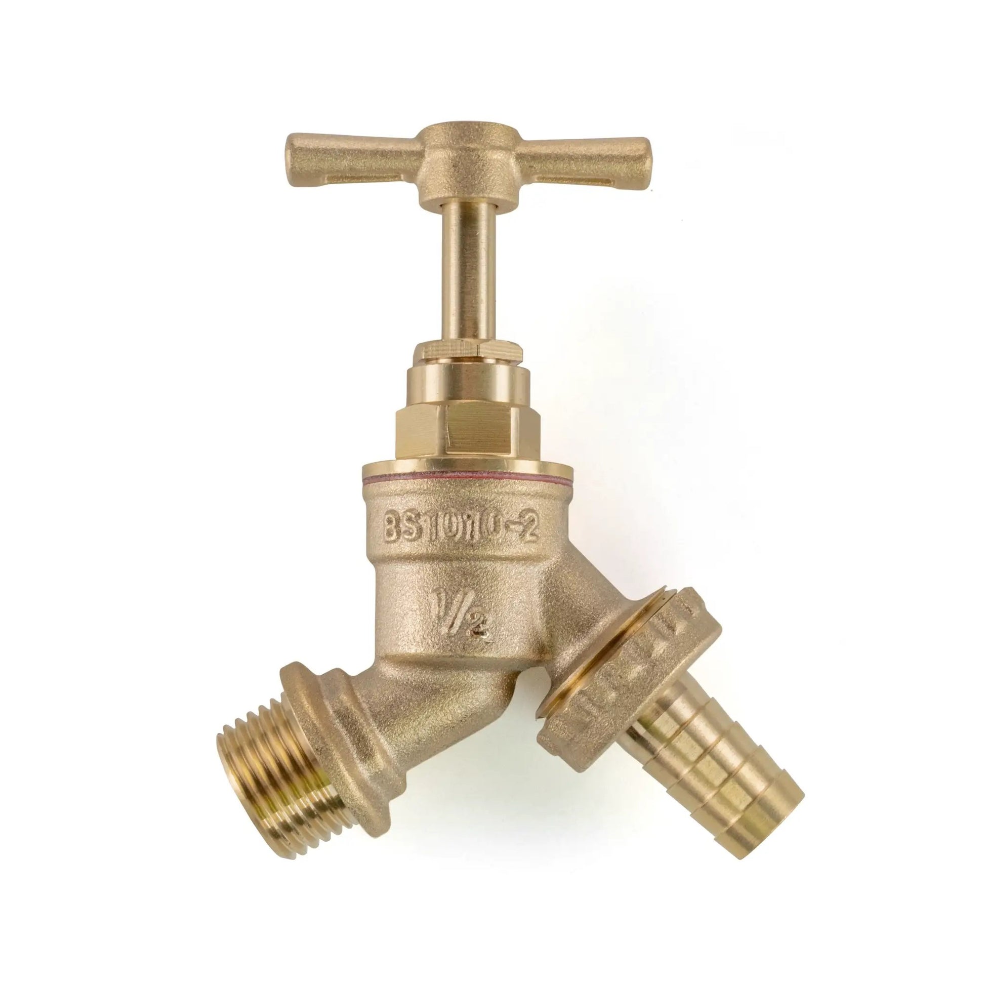 Brass Barbed Bib Tap, 1/2" BSP by Costwise