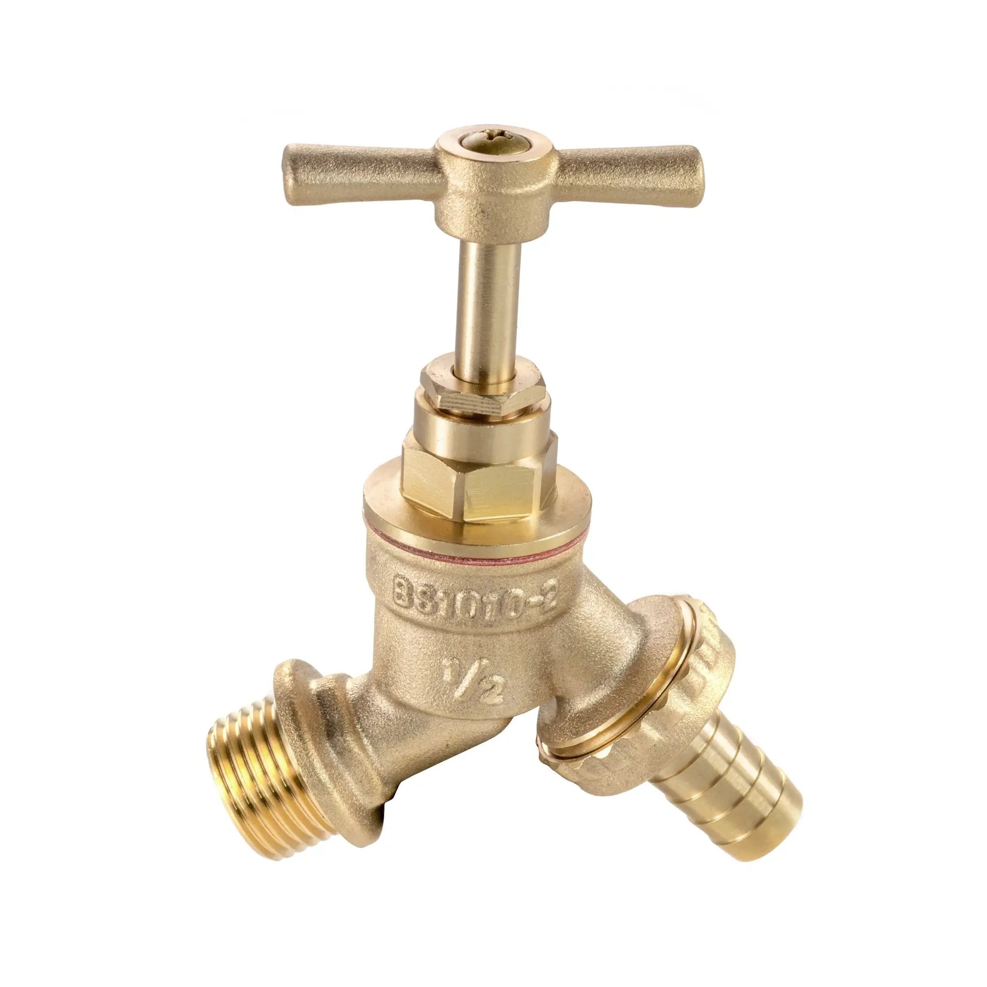 Brass Barbed Bib Tap, 1/2" BSP by Costwise