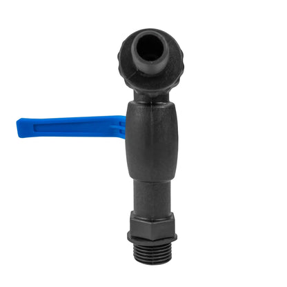 Nylon Barbed Lever Tap, 1/2" BSP by Costwise