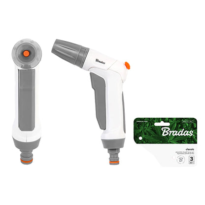 Grey & White Adjustable Flow Water Sprayer, EN10TK by Costwise