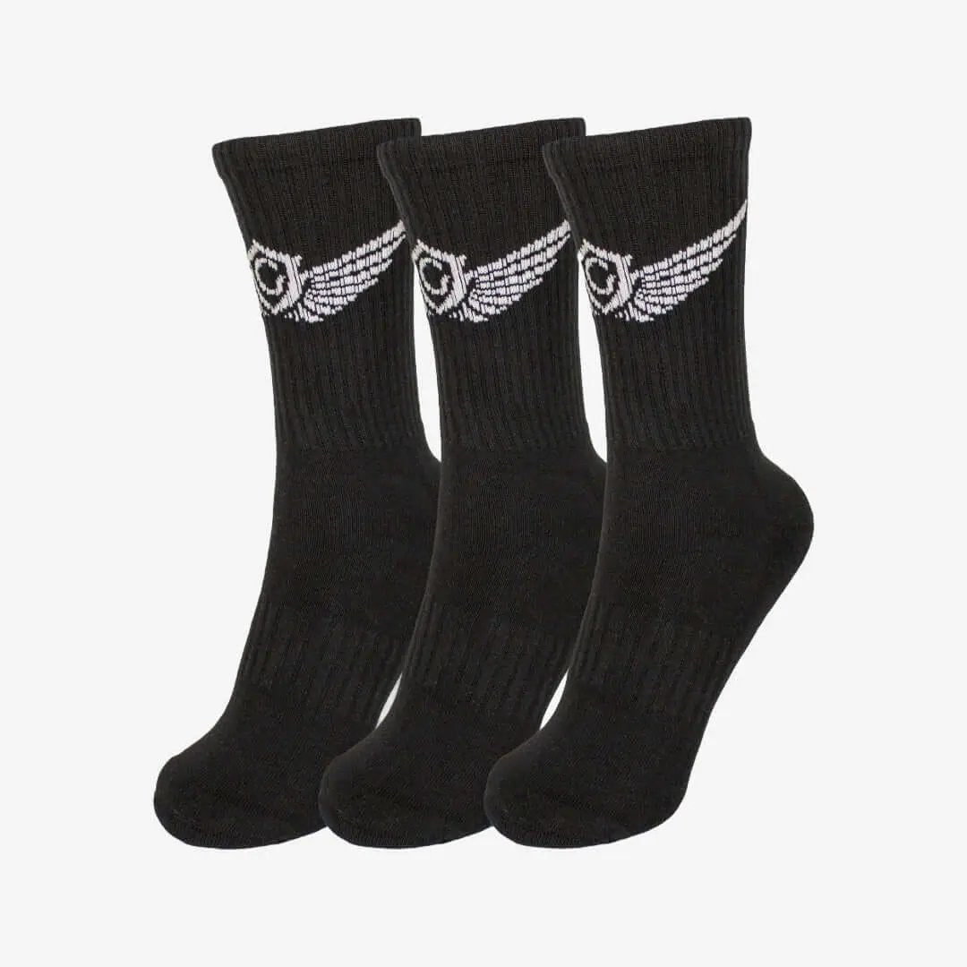 Cushioned Crew Socks (3 Pack) by Gabe Sportswear