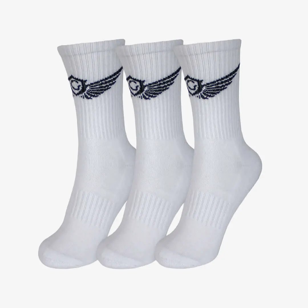 Cushioned Crew Socks (3 Pack) by Gabe Sportswear