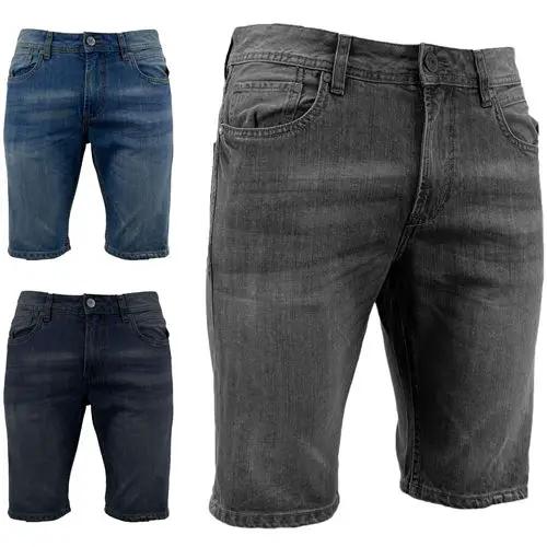 Mens Slim Fit Denim Shorts T-607 by Ek Wholesale