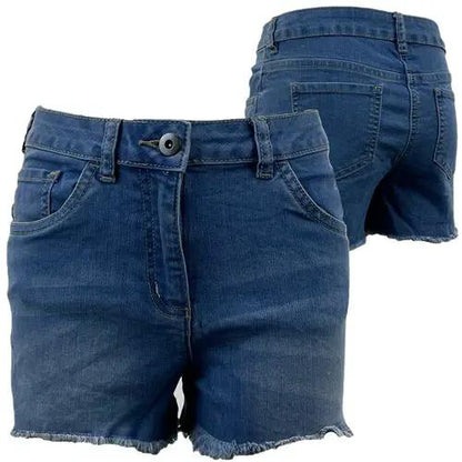 Kids Girls Denim Shorts by Ek Wholesale