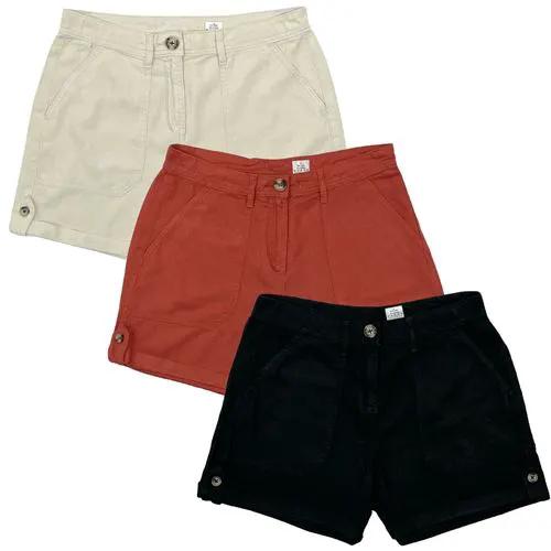 Womens Linen Summer Shorts - 2592 by Ek Wholesale