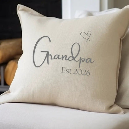 Personalised Grandpa-Grandad Cushion 2026 by Aye Do Gifts