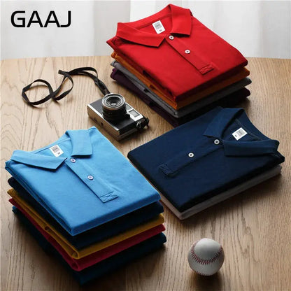 100 Cotton Polo Shirt Men,Light luxury Brand PoloShirt,Summer Short Sleeve Tee Shirt Fashion Tops Quality Clothes Golf Wear by All Mart Bristol Ltd