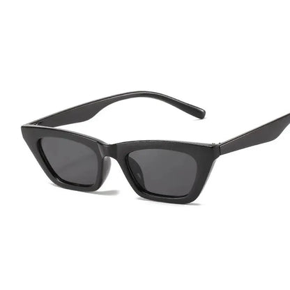 Vintage Cat Eye Sunglasses Woman Retro Shades Black Sun Glasses Female Fashion Small Frame Mirror Square Oculos De Sol by All Mart Bristol Ltd