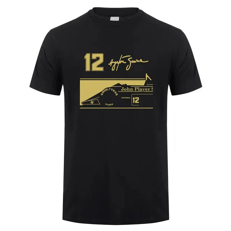 New Hero Ayrton Senna T Shirt Men Short Sleeve Cotton T-shirts Funny Cool Man Tshirt by All Mart Bristol Ltd