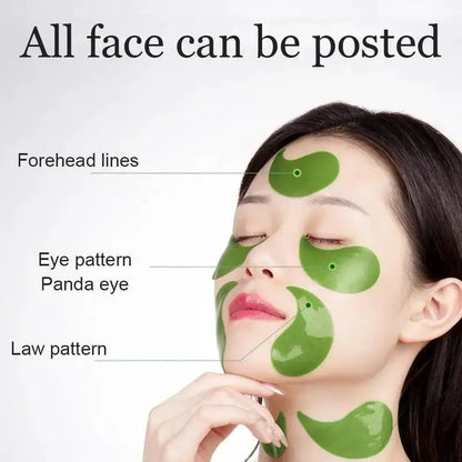 60Pcs Avocado Collagen Mask Natural Moisturizing Gel Eye Patches Smooth Repairing Eye Skin Care Korea Hydration Eye Masks by All Mart Bristol Ltd