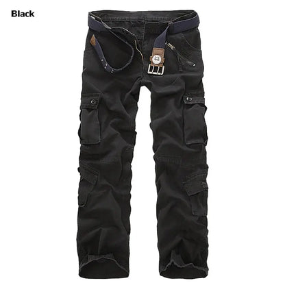2025 High Quality Men's Cargo Pants Casual Loose Multi Pocket Cotton Pants Long Trousers for Men Camo Joggers Plus Size 28-40 by All Mart Bristol Ltd