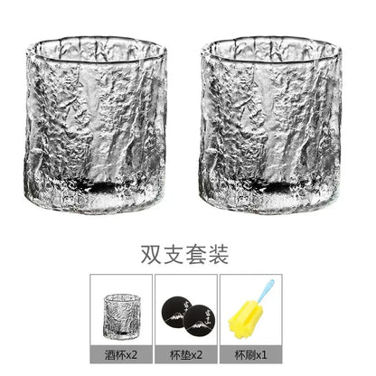 Whiskey Glasses 8oz Old Fashioned Cups Cocktail Rocks Glasses with Coasters and Luxury Box Crystal Tumblers for Scotch, Bourb by All Mart Bristol Ltd