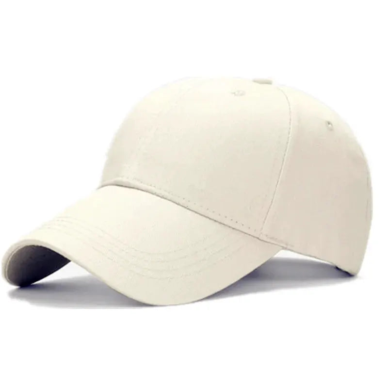 Unisex 100% Cotton Cap High Quality Solid Simple Color Hard Top Baseball Cap Men Women Adjustable Casual Outdoor Sports Hat Cap by All Mart Bristol Ltd