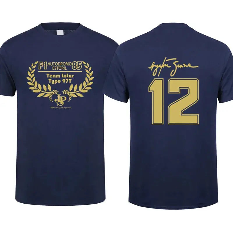 New Hero Ayrton Senna T Shirt Men Short Sleeve Cotton T-shirts Funny Cool Man Tshirt by All Mart Bristol Ltd