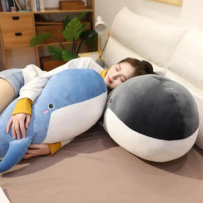 Giant Size Plush Toy Sea Animal Blue Whale Soft Toy Stuffed Animal birthday gift by All Mart Bristol Ltd