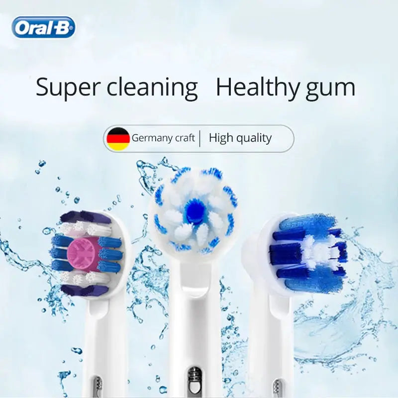 Original Oral B Replacement Brush Heads for Oral-B Rotating Electric Toothbrush Genuine Teeth Whitening Soft Bristle Refills by All Mart Bristol Ltd