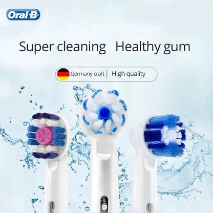 Original Oral B Replacement Brush Heads for Oral-B Rotating Electric Toothbrush Genuine Teeth Whitening Soft Bristle Refills by All Mart Bristol Ltd