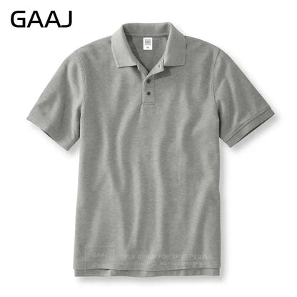 100 Cotton Polo Shirt Men,Light luxury Brand PoloShirt,Summer Short Sleeve Tee Shirt Fashion Tops Quality Clothes Golf Wear by All Mart Bristol Ltd