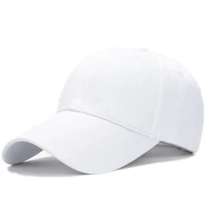 Unisex 100% Cotton Cap High Quality Solid Simple Color Hard Top Baseball Cap Men Women Adjustable Casual Outdoor Sports Hat Cap by All Mart Bristol Ltd