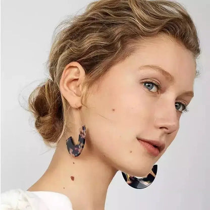 Hawaiian Acrylic Australia Designer Earrings Earring Accessories African Polynesian Jewelry Earring Women's Earrings for Women by All Mart Bristol Ltd