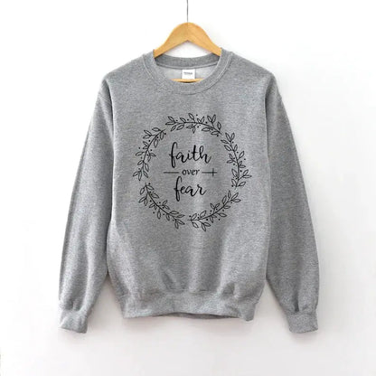 Faith Sweatshirt Shirt Christian Religious Women , Shirt Religious Apparel Shirt 100%Cotton O Neck Female Clothing Drop shipping by All Mart Bristol Ltd