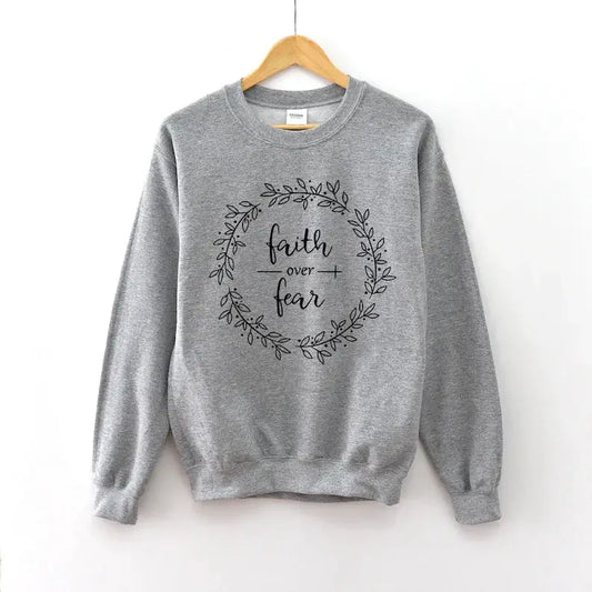 Faith Sweatshirt Shirt Christian Religious Women , Shirt Religious Apparel Shirt 100%Cotton O Neck Female Clothing Drop shipping by All Mart Bristol Ltd
