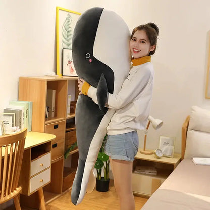 Giant Size Plush Toy Sea Animal Blue Whale Soft Toy Stuffed Animal birthday gift by All Mart Bristol Ltd