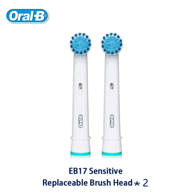 Original Oral B Replacement Brush Heads for Oral-B Rotating Electric Toothbrush Genuine Teeth Whitening Soft Bristle Refills by All Mart Bristol Ltd