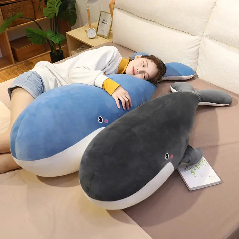 Giant Size Plush Toy Sea Animal Blue Whale Soft Toy Stuffed Animal birthday gift by All Mart Bristol Ltd