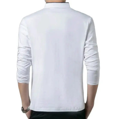 Hot Sale 2026 Spring Mens Tshirt Long Sleeve Stand Basic Solid Blouse Tee Shirt Top Casual Cotton T-shirt Men Undershirt by All Mart Bristol Ltd