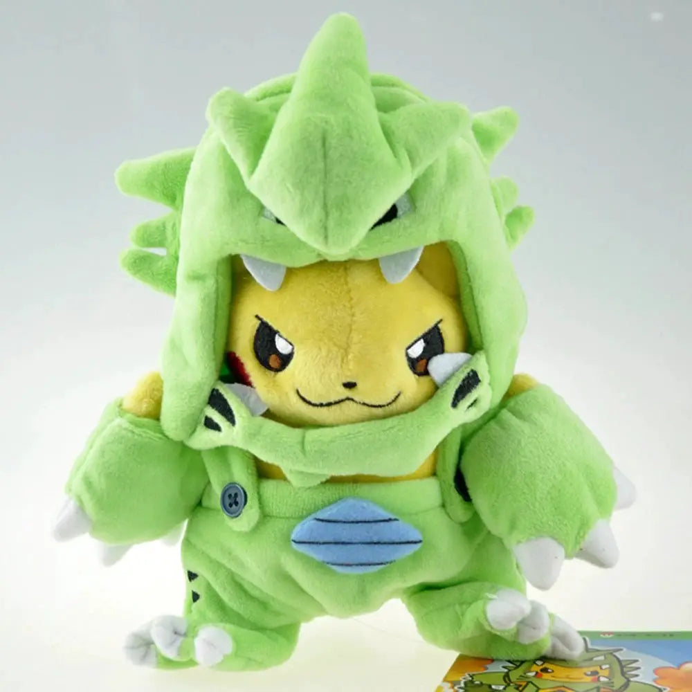 Cos Eevee Pikachu Cosplay Plush Toy Charizard Peluche Snorlax Garchomp Tyranitar Hydreigon Stuffed Animal Doll Plushies Toy Gift by All Mart Bristol Ltd